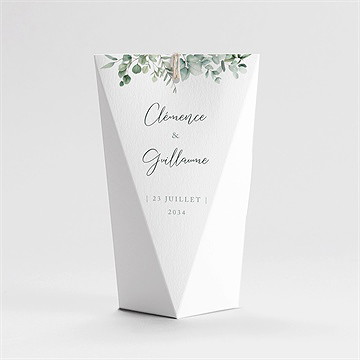 Boîte de dragées mariage lyrisme étui - Dos de la boîte