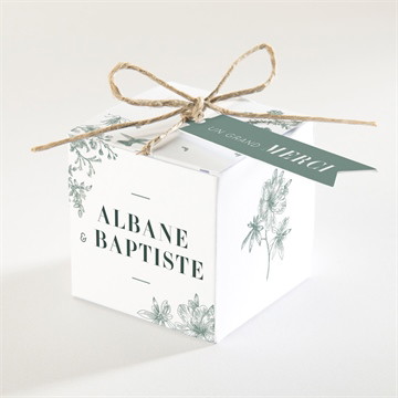 Boîte de dragées mariage sculpture