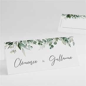 Marque-place mariage lyrisme