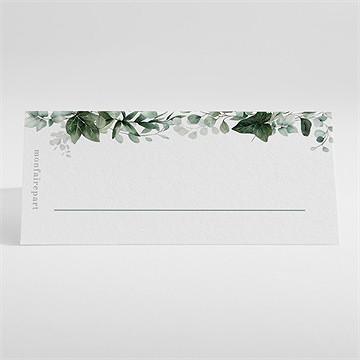 Marque-place mariage lyrisme - Dos du marque-place