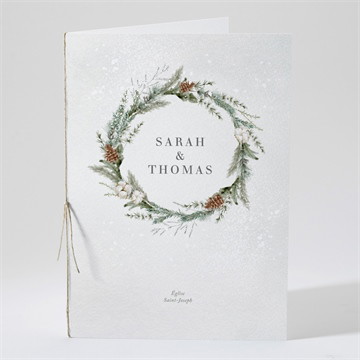Livret de messe mariage noël