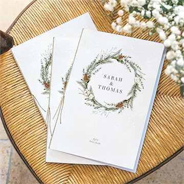 Livret de messe mariage noël
