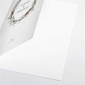 Livret de messe mariage noël - Détail du livret