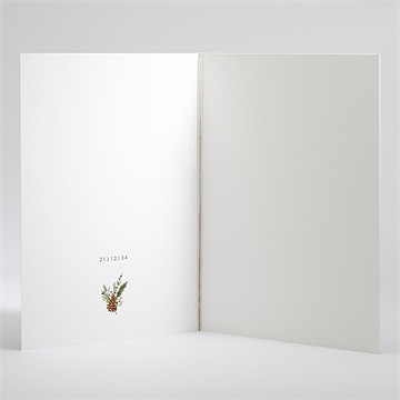 Livret de messe mariage noël - Intérieur du livret