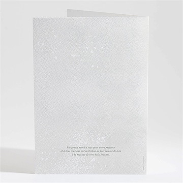 Livret de messe mariage noël - Dos du livret