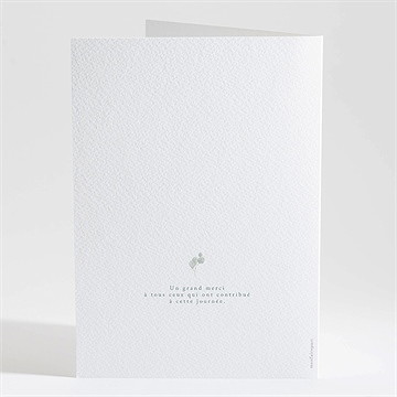 Livret de messe mariage lyrisme - Dos du livret