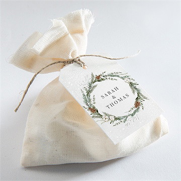 Etiquette mariage noël - Mise en situation