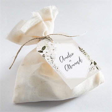 Etiquette mariage orchidées - Mise en situation