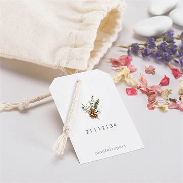 Pochon mariage  noël - Mise en situation