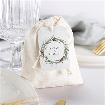 Pochon mariage  noël - Mise en situation