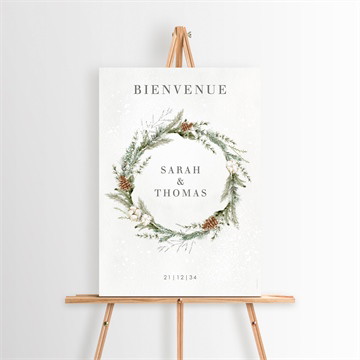 Panneau bienvenue noël