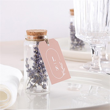 Mignonette mariage beauté classique étiquette - Mise en situation