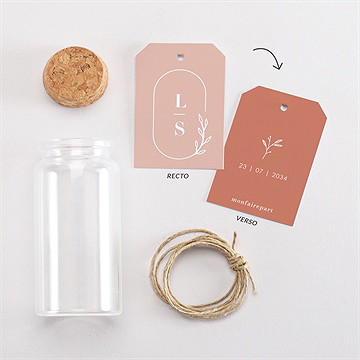 Mignonette mariage beauté classique étiquette - Vue d'ensemble