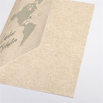 Livret de messe mariage billet d'avion - Détail du livret