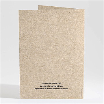 Livret de messe mariage billet d'avion - Dos du livret