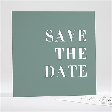 Save the Date mariage annonce minimaliste