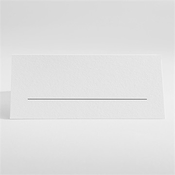 Marque-place mariage annonce minimaliste - Dos du marque-place