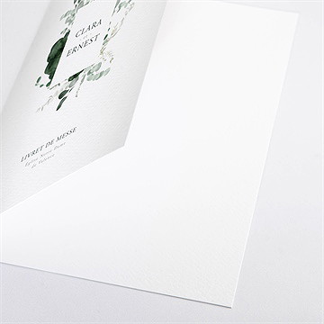 Livret de messe mariage tendre murmure - Détail du livret