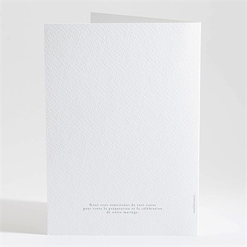 Livret de messe mariage tendre murmure - Dos du livret