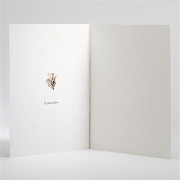 Livret de messe mariage pampa - Intérieur du livret