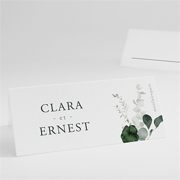 Marque-place mariage tendre murmure