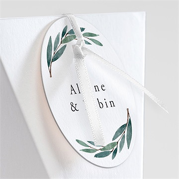 Boîte de dragées mariage notre chemin étui - Détail de la boîte