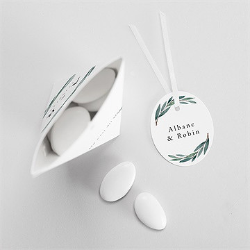 Boîte de dragées mariage notre chemin étui - Mise en situation