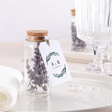 Mignonette mariage notre chemin étiquette - Mise en situation