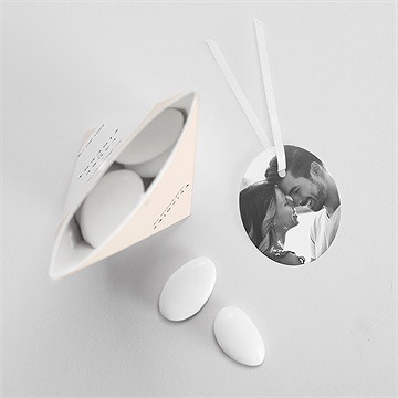 Boîte de dragées mariage volupté étui - Mise en situation