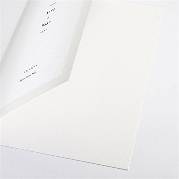 Livret de messe mariage emeraude - Détail du livret