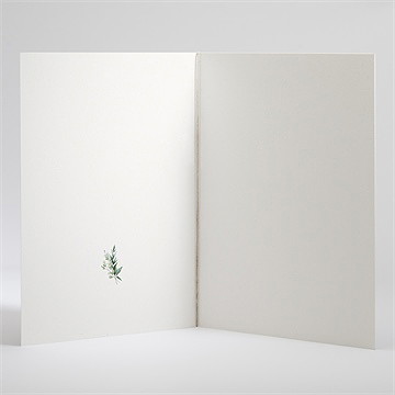 Livret de messe mariage emeraude - Intérieur du livret