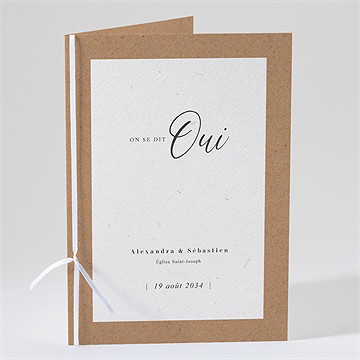 Livret de messe mariage notre absolu