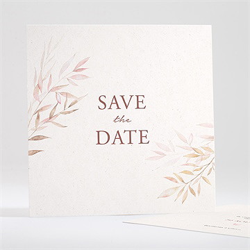 Save the Date mariage poésie boheme