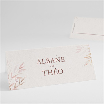 Marque-place mariage poésie boheme