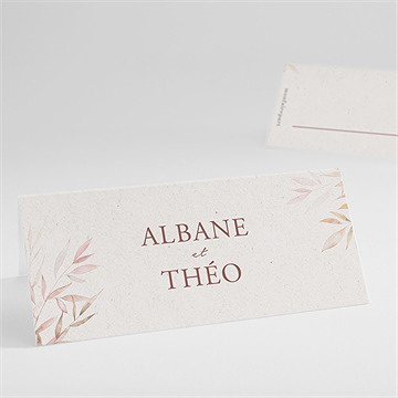 Marque-place mariage poésie boheme