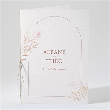 Livret de messe mariage poésie boheme