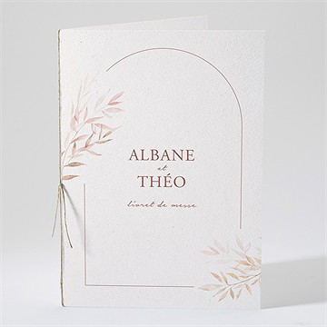 Livret de messe mariage poésie boheme