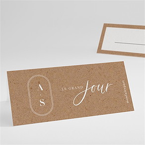 Marque-place mariage notre absolu