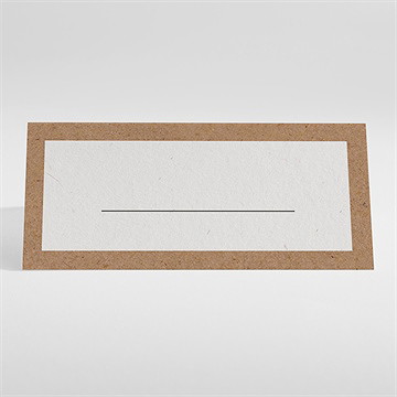 Marque-place mariage notre absolu - Dos du marque-place