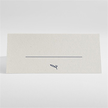 Marque-place mariage notre idylle - Dos du marque-place