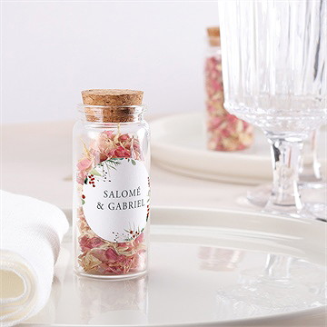 Mignonette mariage thème noël sticker - Mise en situation