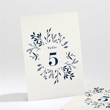 Numéro de table mariage notre idylle