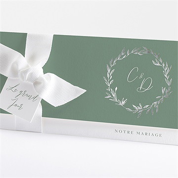 Faire-part mariage tout pour toi pochette - Détail du faire-part