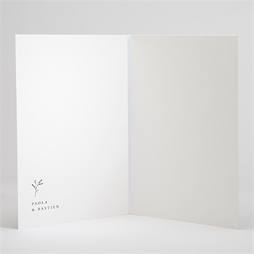 Livret de messe mariage douce terracotta - Intérieur du livret