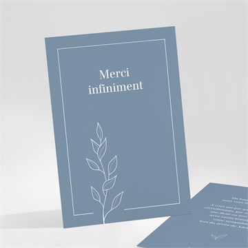 Remerciement décès le minimaliste