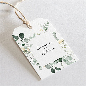 Etiquette mariage pastel