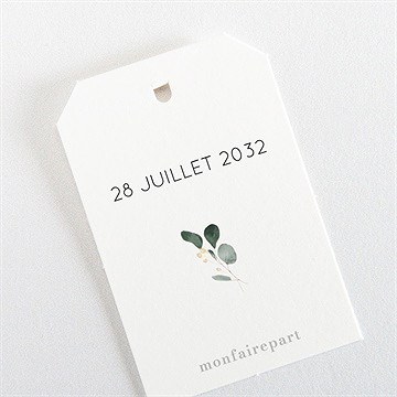 Etiquette mariage pastel - Dos de l'étiquette