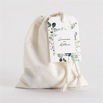 Pochon mariage  pastel