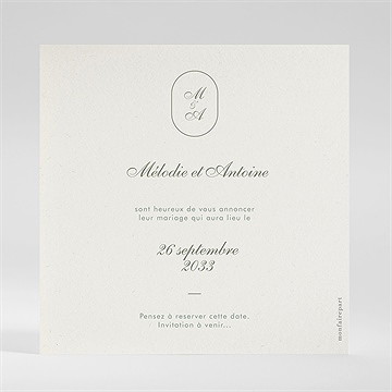 Save the Date mariage romance - Vue 2