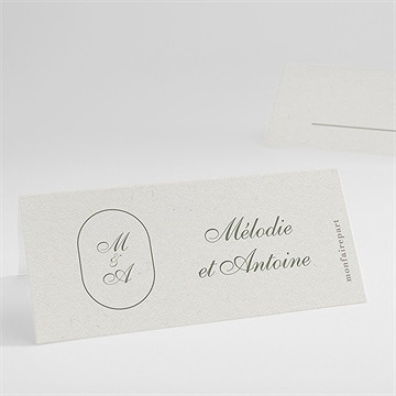 Marque-place mariage romance
